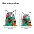 thumbnail image 2 of Zufioo Sac de Sport Imprimé Scooby-Doo Sac à Cordon de Gym Lavable en Machine Sac à Dos à Cordon Robuste pour Hommes Femmes-Moyen, 2 of 6