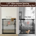 Fairy Baby Extra Wide Baby Gate 5462in Pressure Mounted Metal Safety