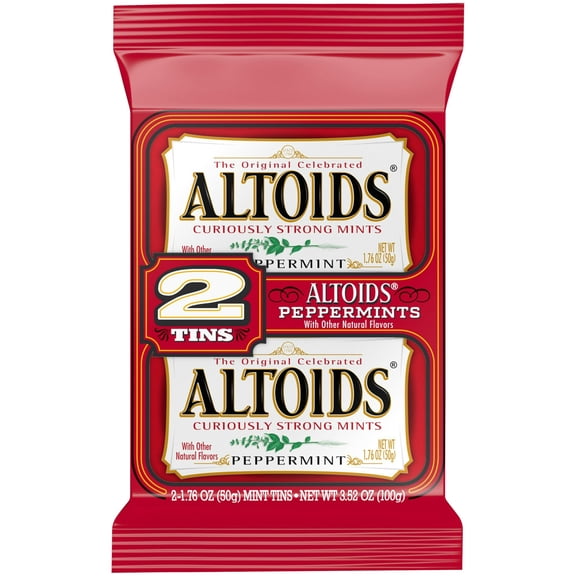 Altoids Peppermint Breath Mint Tins - 3.52 oz (Pack of 4)
