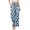Blue, variant on kaondbfi Fashion Casual Women's Wide Leg Pants High Elastic Waisted Pants Trousers with Pockets Summer Casual Pants for Women