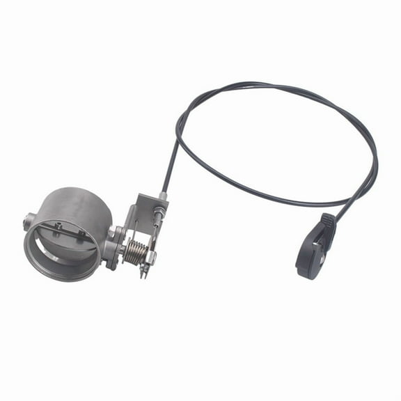 Universal Modified 2Inch/50mm Exhaust Pipe Valve Exhaust Pipe Muffler Parts