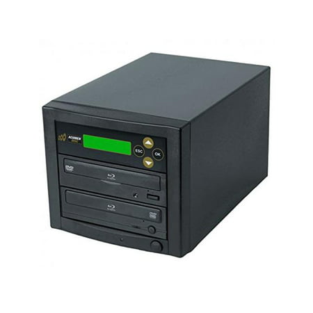 Acumen Disc 1 to 1 16x Blu-ray BD BDXL BD-R CD DVD Disc to Disc Duplicator (with USB 3.0 Connection) Copier Tower Replication Recorder Burner (Standalone Audio Video Copy Tower, Duplication (Best Disk Copy Utility)