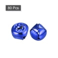 thumbnail image 3 of 13mm Jingle Bells Craft Bells Carbon Steel Electroplating Dark Blue 80 Pack, 3 of 5