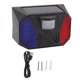 thumbnail image 1 of Alarma Solar con detección de movimiento, luz de sonido, sirena, alarma antirrobo para exteriores, soporte de Control remoto para huerto, té, jardín, Villa, 1 of 10