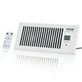 thumbnail image 4 of VEVOR Register Booster Fan, Quiet Vent Booster Fan Fits 4” x 10” Register Holes, with Remote Control and Thermostat Control, Adjustable Speed for Heating Cooling Smart Vent, White, 4 of 9