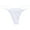 White, variant on Women's Thong Bikini Bottom High Cut V Cheeky Brazilian Swimsuit Bottom,XL White