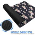 thumbnail image 6 of Long Mouse Pads for Desk,Black Fairy Star Pattern Desk Mats on Top Of Desks, Desk Mouse Pad Extra Large with 3mm Non-Slip Base and Stitched Edge for Gaming,Office,Work,Home 31.5"x15.7", 6 of 6