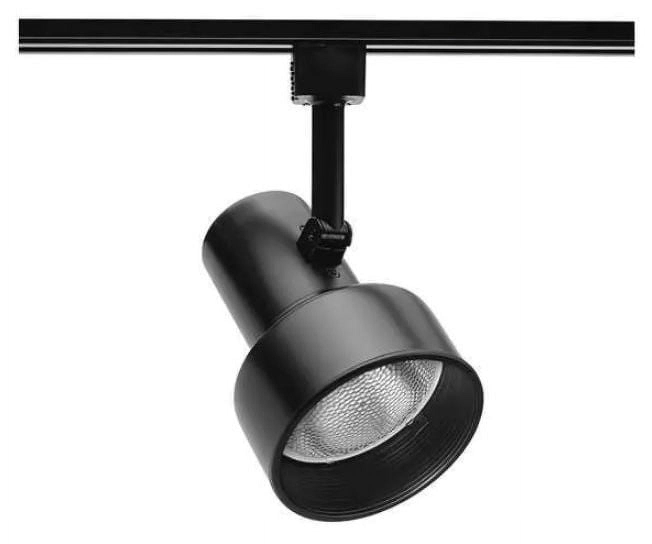 Juno Lighting Track Lighting Head,Step,Blk/Blk,4 3/8in R512 BLB BL