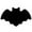 Black, variant on DefiDgd Halloween Door Mat Bat Shaped Outdoor Welcome Rug,Gothic Non Slip Kitchen Rug,Washable Rug for Front Door Porch Indoor Doormat