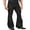 Black, variant on Gupgi Men Retro Flare Pants Solid Color Mid Waist Trousers Casual Classic Bell Bottom Pants