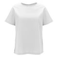 thumbnail image 3 of Womens 100% Linen Casual Cap Sleeve Tops Basic Summer Loose Fit Blouse, 3 of 7