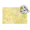 thumbnail image 4 of YFYANG Washable Heat-Resistant Placemats, 70% PVC/30% Polyester, Yellow Watercolor Texture Kitchen Table Mat, 12" x 18" 1 Piece, 4 of 6