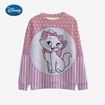 thumbnail image 3 of Sudadera con cuello redondo para mujer con estampado de dibujos animados de Disney Mary Cat, primavera/otoño, para parejas, 3 of 4