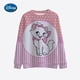 thumbnail image 4 of Sudadera con cuello redondo para mujer con estampado de dibujos animados de Disney Mary Cat, primavera/otoño, para parejas, 4 of 5