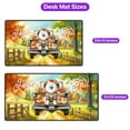 thumbnail image 5 of Hello Fall Autumn Wreath Samoyed Pumpkins Pickup Truck Desk Mat Full Keyboard Mouse Pad Siberian Sammy Dog Lover Large Mousepad - 13011, 5 of 5