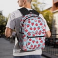 thumbnail image 2 of Wukai Strawberries Versatile Backpack:Spacious,Organized,Comfortable,Ideal for Travel and Everyday Use with Multiple Pockets and Padded Straps, 2 of 8
