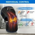thumbnail image 4 of CINCOM Knee Massager with Heat, Air Compression Leg Knee Brace Wrap for Arthritis and Pain Relief Knee Eletric Heating Pad for Swelling, Injury and Joint Recovery Mother, 4 of 7