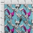 thumbnail image 2 of oneOone Cotton Poplin Twill Light Blue Fabric Rooster Cock Diy Clothing Quilting Fabric Print Fabric By Yard 56 Inch Wide-G8, 2 of 6