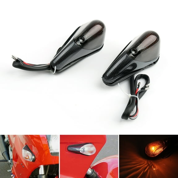 Smoke 1988-2007 Kawasaki Ninja EX 250 Front Turn Signals