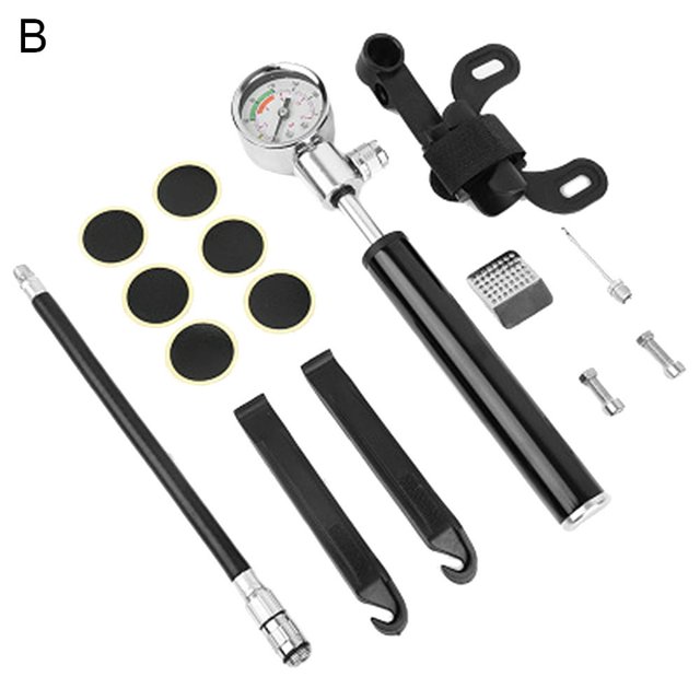 MesaSe Vélo de Montagne Portable Pompe de Cyclisme Haute Pression Accessoires de Réparation de Bicyclette