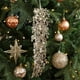 thumbnail image 1 of Seyotauo Glitter Christmas Leaves Garland | Powdered Pearl Cypress Tree Ornaments for Winter Festival Decoration | Champagne Pendant Sticky Powder Pearl Plastic Cypress Leaf Christmas Tree Decor, 1 of 6