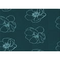 thumbnail image 1 of Ahgly Company Machine Washable Indoor Rectangle Transitional Teal Green Area Rugs, 7' x 9', 1 of 7