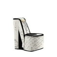thumbnail image 1 of ORE International 9" Tall Display Jewelry Box with Hooks, High Heel Shoe Design, Stencil Letter Print, 1 of 5