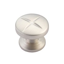 Schaub And Company 210 Northport 1-3/8" Contemporary Industrial Round Cross Cabinet Knob -