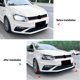 thumbnail image 3 of Spoiler De Labios De Parachoques Delantero 3 Secciones Parachoques Lip Bin Difuser Difuser Protector Body Body Kit Para 6C 2015-2018 Actualización De Carreras, 3 of 7
