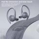 thumbnail image 3 of Sidaley Auricular Gancho para la oreja Recargable LED Pantalla digital Control táctil Auriculares Manos libres Música Auriculares Cables de audio/vídeo Negro, 3 of 6