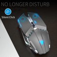thumbnail image 4 of T12 Rechargeable Wireless Gaming Mouse, 2.4G Optical Silent Wireless Computer Mouse with Interchangeable LED Light Compatible with PC Laptop, 7 Button, 4 of 4