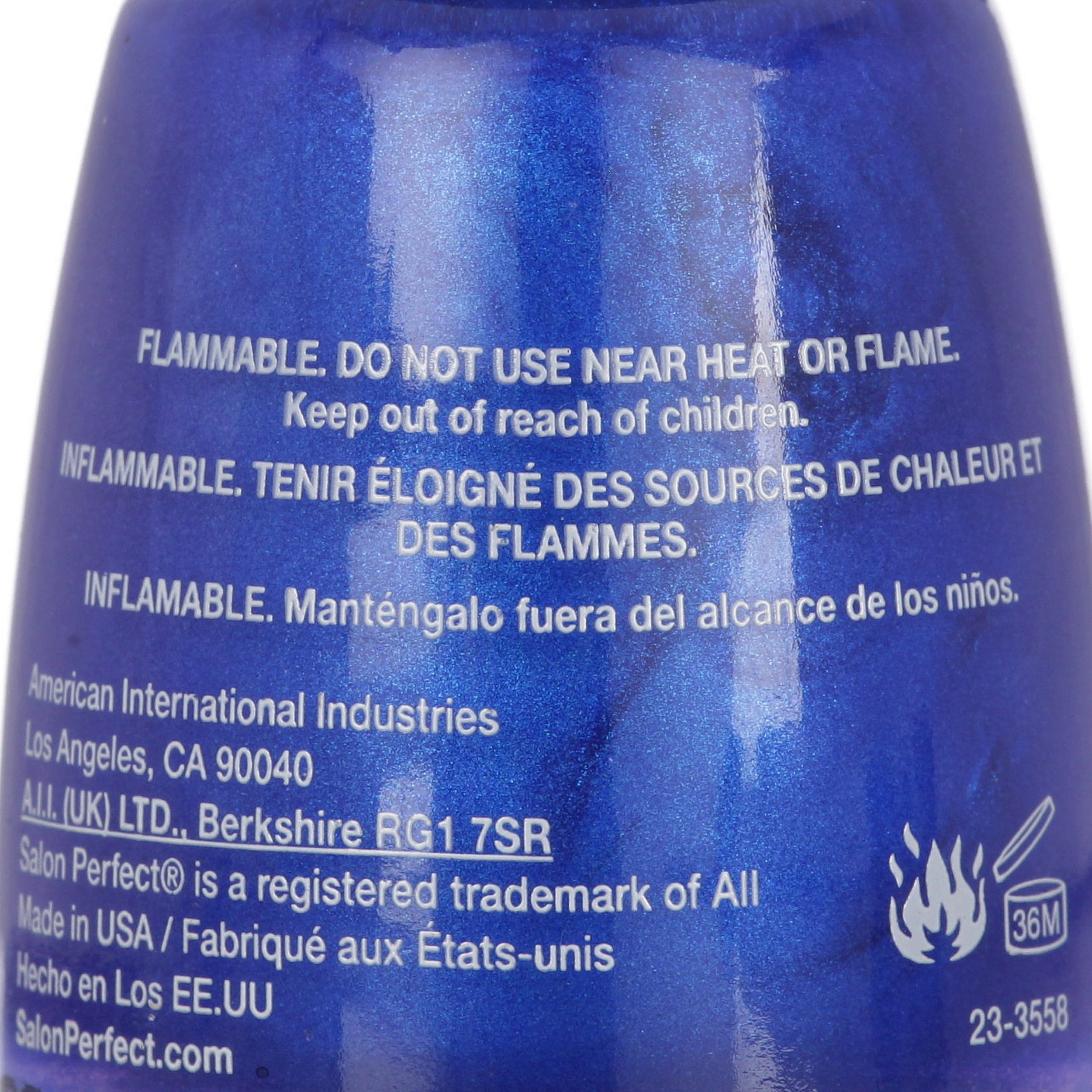 Salon Perfect Nail Polish, 184 Blue-Gotti, 0.5 fl oz