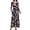 B3 Rose Navy, variant on Aiyino Women's Maxi Dresses Long Sleeve Casual Long Dresses Loose with Pockets