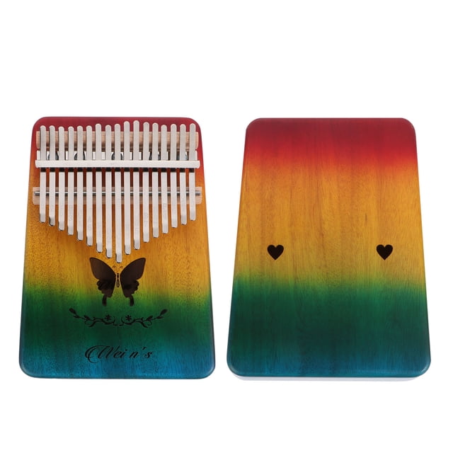 OULII 1 Ensemble Kalimba Instrument de Musique Multi Bois pour Enfants Amateurs de Musique