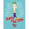 thumbnail image 2 of Girl's Phineas & Ferb Phineas and Ferb Man Of Action  Graphic Tee Tahiti Blue Small, 2 of 4
