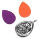 thumbnail image 5 of 1 juego de collar difusor de aceites esenciales con forma de gota de agua, colgante de medallón de acero inoxidable para mujer, joyería de aromaterapia con almohadillas rellenables, 5 of 8