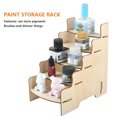 thumbnail image 3 of Bewildely Organizador de almacenamiento de pintura en miniatura, estantes de escritorio de madera, convenientes herramientas simples, estantes de Type4 NO4, 3 of 6