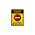thumbnail image 1 of Out Of Order Vintage Metal Wall Decor, 1 of 1