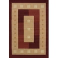 thumbnail image 2 of United Weavers Brunswick Ellis Contemporary Border Runner Rug, Burgundy, 1'11" x 7'4", 2 of 2