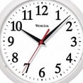 thumbnail image 6 of Westclox Wall Clock Ventura Round Plastic 10 in Analog Easy to Read White, 6-Pack, 6 of 6