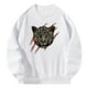 thumbnail image 2 of Sudadera para mujer, sudadera con cuello redondo, disfraces de otoño, traje de regalo de año Nuevo estampado, camisetas informales holgadas de manga , l L, 2 of 10