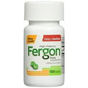 Fergon High Potency Iron Supplement Tablets 100 ea