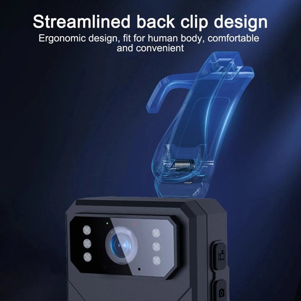 Mini Cámara Digital 2K/4K/1080P, Videograbadora Corporal DV DVR Deportiva, Grabadora de Seguridad en el Sitio, Visión por Infrarrojos