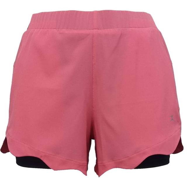 Short Danskin Now Talla CH Deportivo con Biker Liso Bolsas Laterales Rosa Coral