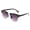 Black/Silver, variant on Newbee Fashion - "Justin" Kids Vintage Fashion Sunglasses with Flash Lens