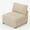 Beige, variant on Ovios Corner Chair for Sectional Sofa Modern Plush Corduroy Arm Chair for Living Room, Grey