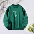 thumbnail image 1 of Sudadera de mujer, Tops sueltos, ropa deportiva suave con cuello redondo, ropa de otoño, sudadera de cuello redondo para exteriores, primavera y otoño XL, 1 of 10