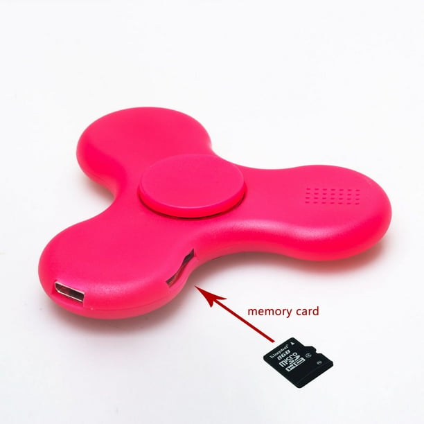 Fidget Spinner Hand Toy Stress Anxiety Reducer - Desk Focus ADHD - Audio Bluetooth Speaker Pink - Walmart.com