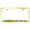 Gold, variant on Jeep Grand Cherokee Laser Etched Logo Stainless Steel License Plate Frame (Black)