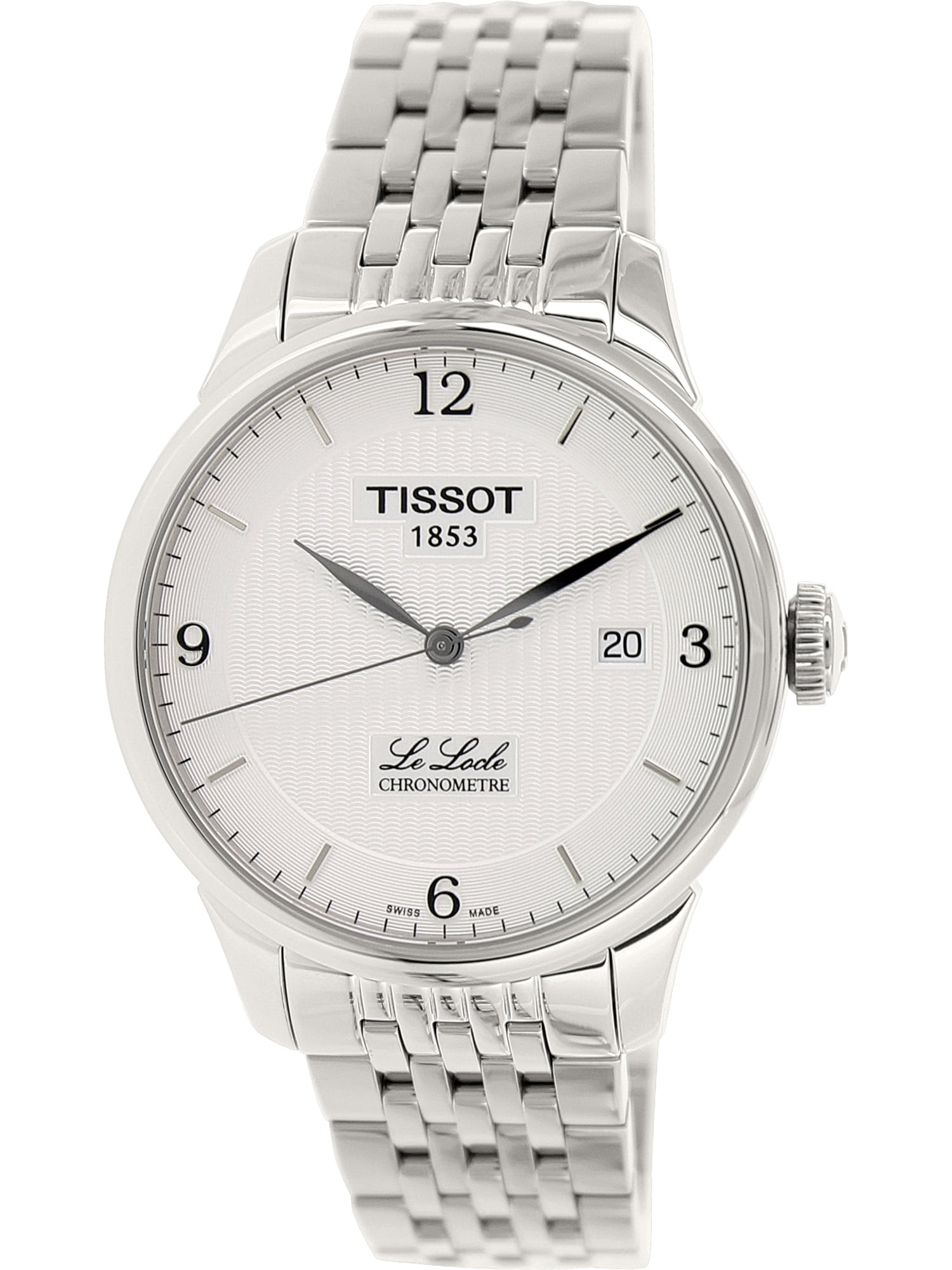 Tissot - Tissot Men's Le Locle T006.408.11.037.00 Metallic Silver ...